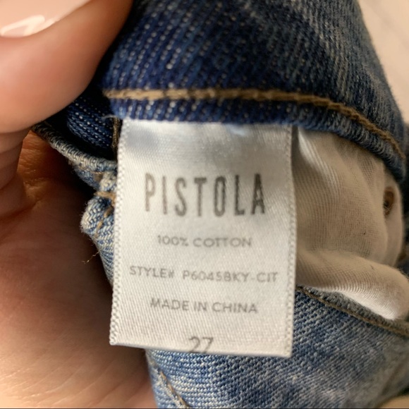 Anthropologie Pistola Denim Charlie High-Rise Straight Leg Jeans Size 27 NWT - Picture 9 of 10